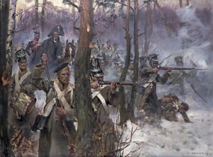 Schlacht von Olszynk Grochowsk, Warschau, 25. Februar 1831