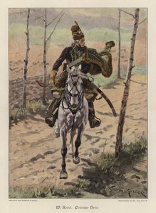 Polnischer Husar (Farblithografie)