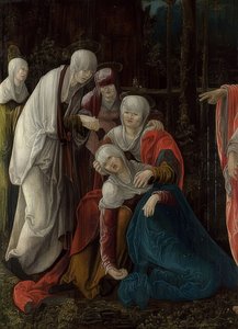 Der Abschied Christi von Maria (Fragment) von Wolf Huber