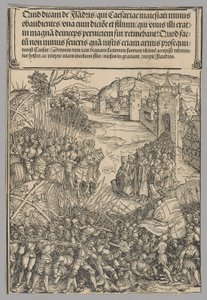 Flämische Rebellion, Tafel 7 aus Historische Szenen aus dem Leben von Kaiser Maximilian I. aus dem Triumphbogen von Wolf Traut