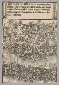 Krieg mit Geldern, Tafel 5 aus Historische Szenen aus dem Leben von Kaiser Maximilian I. vom Triumphbogen