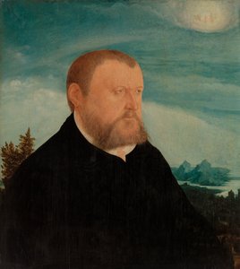 Porträt eines Mannes von Wolfgang Huber