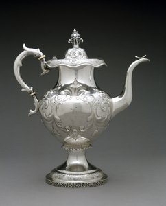 Teekanne, ca. 1845-1872 von Wood and Hughes (attr.to)