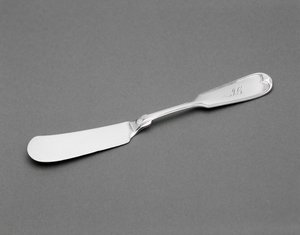 Buttermesser, ca. 1845-1864 (Silber) von Wood and Hughes