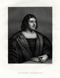Giovanni Boccaccio, italienischer Autor und Dichter, 19. Jahrhundert