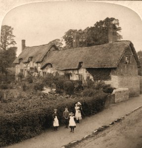 Ann Hathaways Cottage, Shottery, England, 1896 von Works and Sun Sculpture Studios