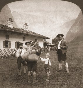 Bayerische Bergsteiger, Deutschland, 1898 von Works and Sun Sculpture Studios