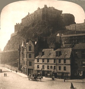 Edinburgh Castle vom Grasmarkt, Schottland