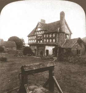 Stokesay Castle England, Der alte Bergfried, 1900