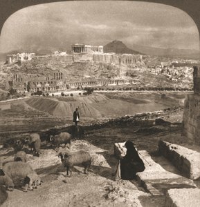 Die Akropolis, Athen, Griechenland, 1902