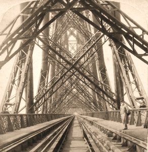 Die große Forth-Brücke, Schottland, 1896