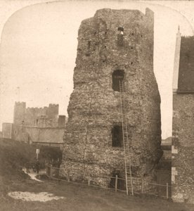 Der alte Pharos von Dover, römischer Leuchtturm, England, 1900 von Works and Sun Sculpture Studios