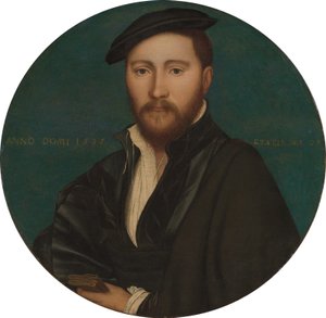 Porträt eines Mannes von Workshop of Hans Holbein
