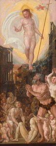 Christus in der Vorhölle, ca. 1550-1575 von Workshop of Hans Mielich