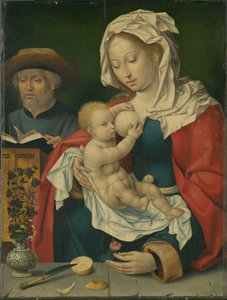 Heilige Familie von Workshop of Joos van Cleve