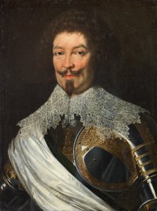 Porträt von Charles de Lorraine, vierter Herzog von Guise in Rüstung von Workshop of Justus Sustermans