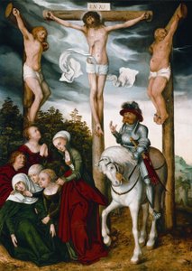 Kreuzigung Christi von workshop of Lucas Cranach the Elder