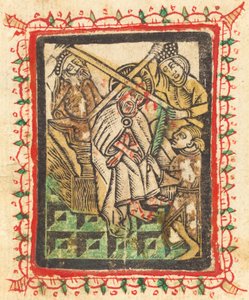 Christus mit der Dornenkrone von Workshop of Master of the Aachen Madonna