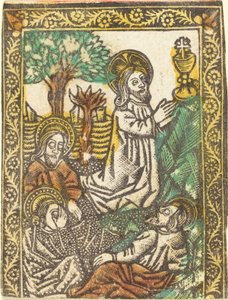 Christus am Ölberg von Workshop of Master of the Borders with