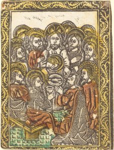 Das letzte Abendmahl von Workshop of Master of the Borders with