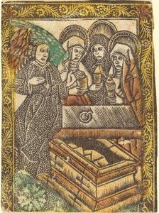 Die drei Marien am Grab von Workshop of Master of the Borders with