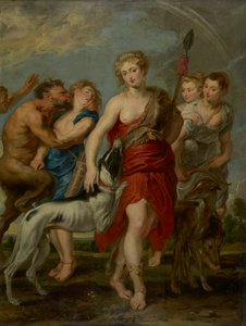 Diana und ihre Nymphen auf der Jagd von Workshop of Peter Paul Rubens