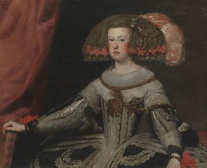 Mariana von Österreich 1634-1696, Königin von Spanien von Workshop of Velázquez