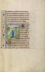 Kaiserin Helena mit dem Wahren Kreuz von Workshop of Willem Vrelant
