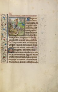 Heiliger Georg und der Drache von Workshop of Willem Vrelant