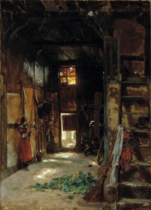 Innenraum eines westfälischen Bauernhauses