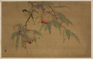 Vogel, Frucht und Blumen von Wu Zhang