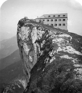 Hotel auf dem Gipfel des Schafbergs, Salzkammergut, Österreich, um 1900 von Wurthle and Sons