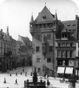 Nassauer Haus, Nürnberg, Bayern, Deutschland, um 1900 von Wurthle and Sons