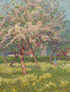 Ein blühender Obstgarten von Wynford Dewhurst