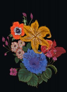 Lebhaftes Blumenbouquet