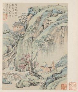 Album mit saisonalen Landschaften, Blatt B (vorheriges Blatt 1)
