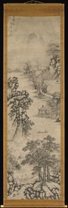 Landschaften der vier Jahreszeiten, datiert 1560 von Xie Shichen
