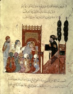Szene in einer Moschee