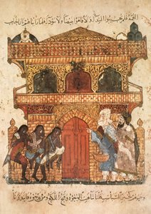 Palast einer Dame, aus Maqamat von Al Hariri, ca. 1240