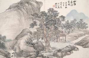 Lesen im abgelegenen Kiefernstudio (Song yin an)