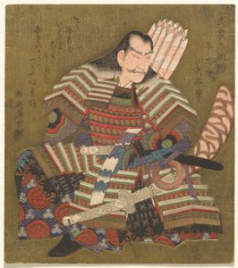 Taira no Tadanori, aus der Serie Sechs unsterbliche Samurai-Dichter (Buke Rokkasen)