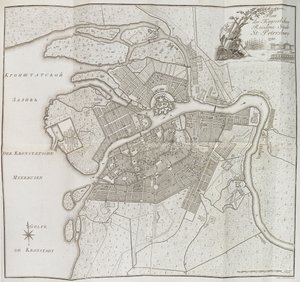 Karte von Sankt Petersburg von Yefim Maximovich Khudyakov