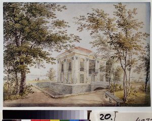 Der Eremitage-Pavillon in Peterhof von Yegor Yegorovich Meier
