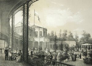 Der Bahnhof in Pawlowsk, 1840-1850