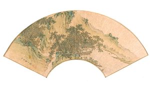 Gelehrter im Pavillon am Wasser von Ying Qiu
