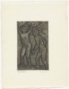 Mann und Frau in Grau von Yo Sugano (signed by artist)