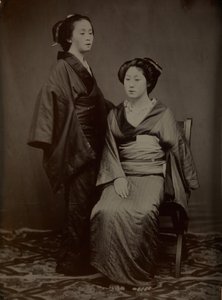 Geisha mit Begleiterin