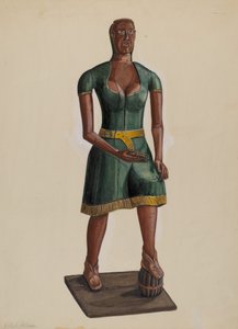Zigarrenladen-Indianer von Yolande Delasser