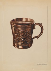 Rasierbecher, 1935-1942 von Yolande Delasser