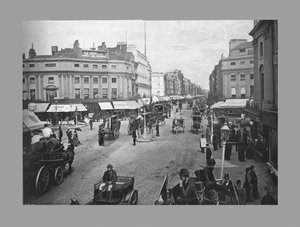 Regent Circus und Oxford Street, Blick nach Osten, ca. 1900 von York and Son